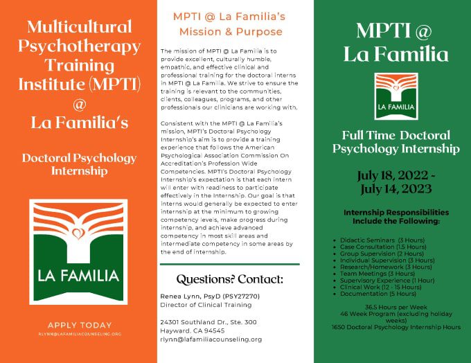 La Familia MPTI brochure