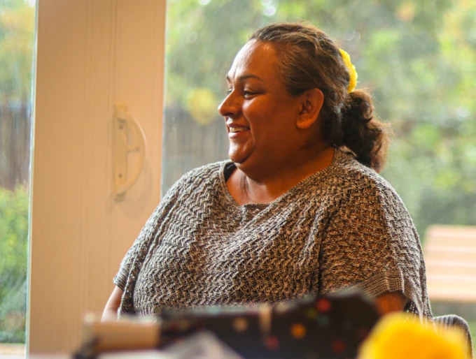 La Familia woman portrait